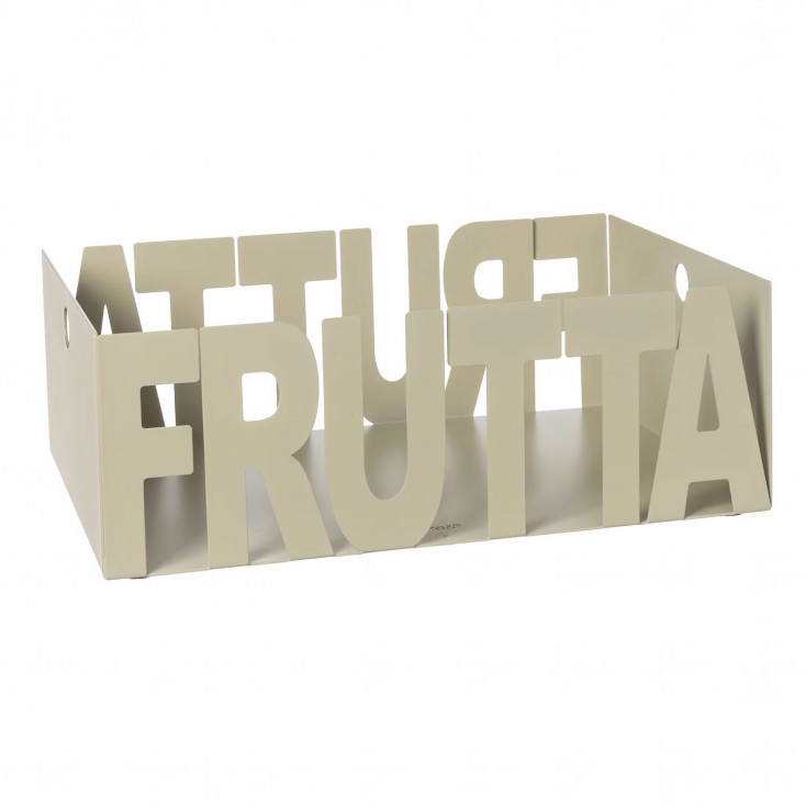 Fruttiera in metallo design moderno