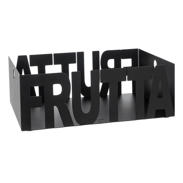 Fruttiera in metallo design moderno