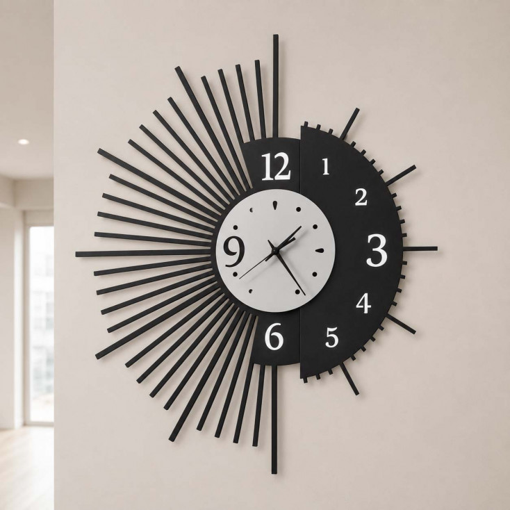 Orologio da parete in metallo dal design moderno