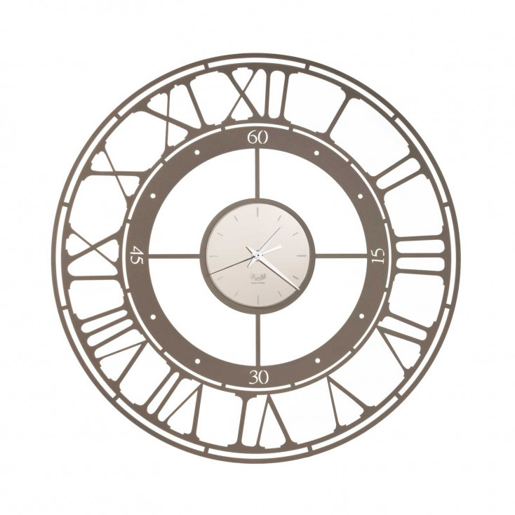 Orologio da parete in metallo piccolo dal design moderno