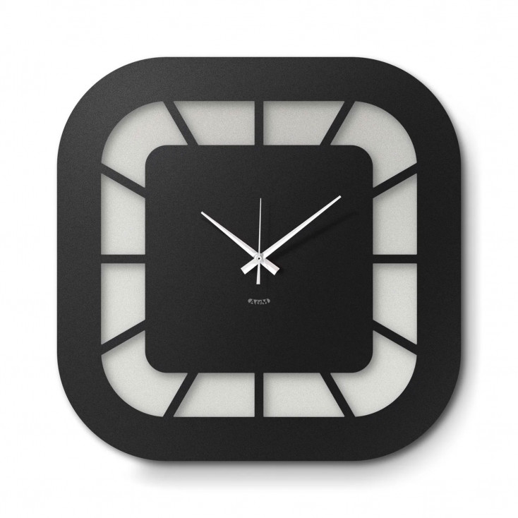 Orologio da parete minimalista dalle linee arrotondate