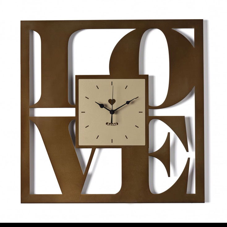 Orologio da parete moderno in metallo dal design moderno