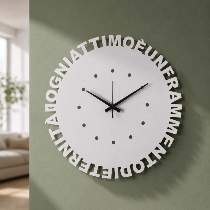 Orologio da parete rotondo minimalista dal design moderno