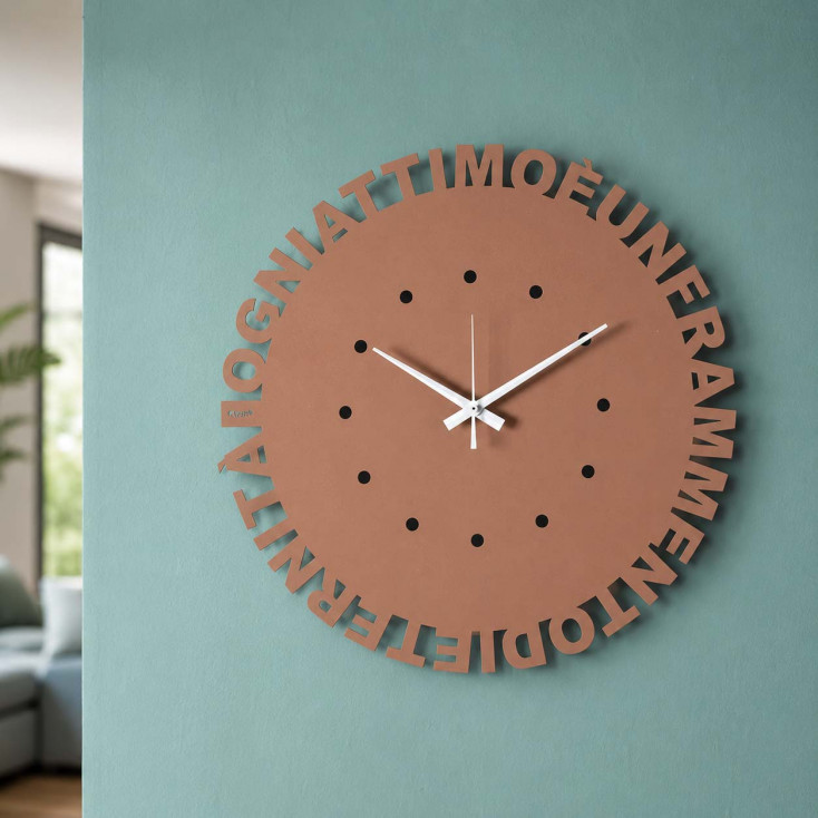Orologio da parete rotondo minimalista dal design moderno