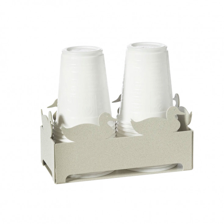 Porta bicchieri in metallo per bicchieri di plastica