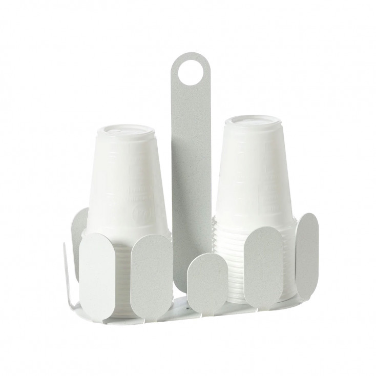 Porta bicchieri in metallo per bicchieri di plastica