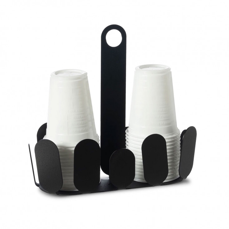 Porta bicchieri in metallo per bicchieri di plastica