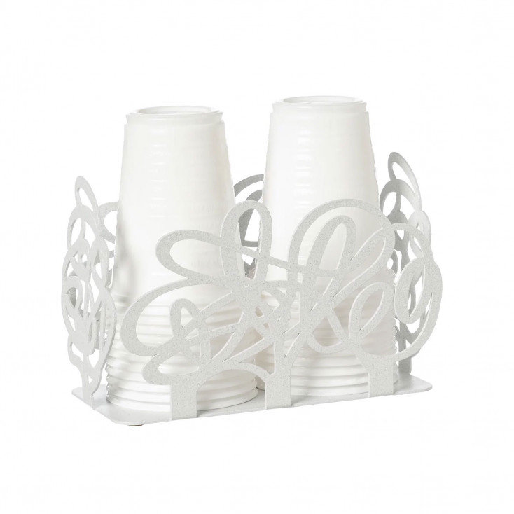 Porta bicchieri in metallo per bicchieri di plastica