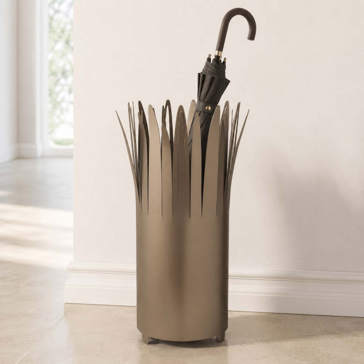 Porta ombrelli in metallo in stile contemporaneo