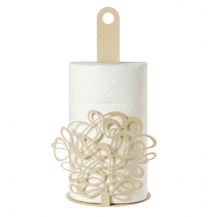 Porta scottex in metallo di design