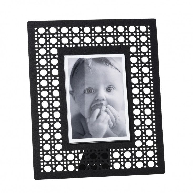 Portafoto da tavolo con cornice in metallo dal design moderno