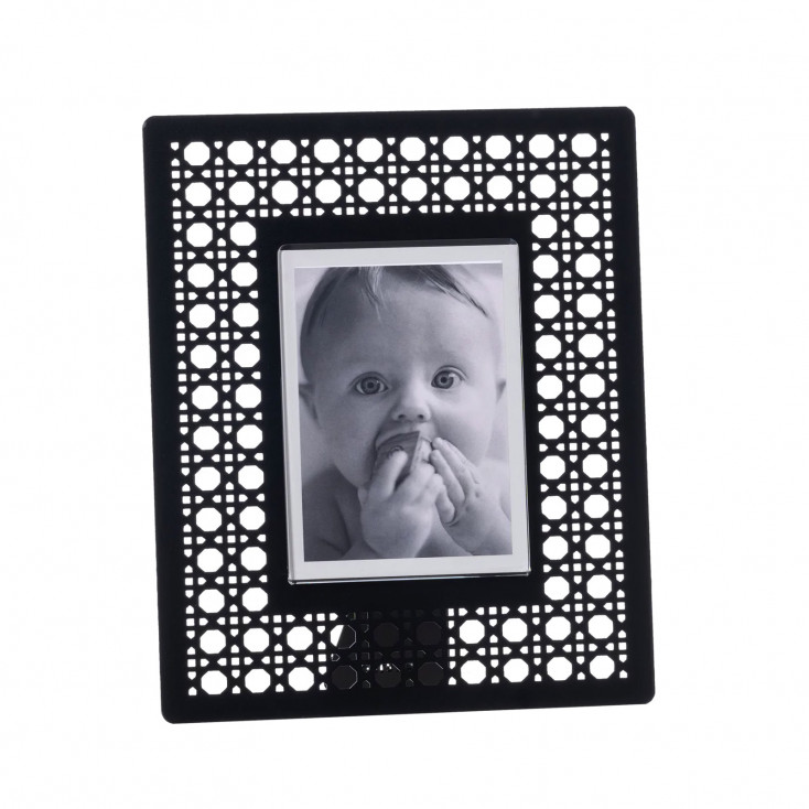 Portafoto da tavolo con cornice in metallo dal design moderno