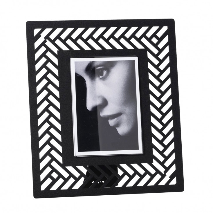 Portafoto grande da tavolo con cornice in metallo dal design moderno