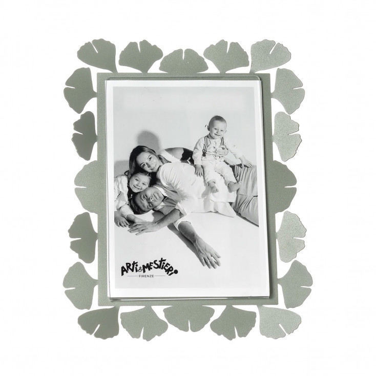 Portafoto grande in metallo di design