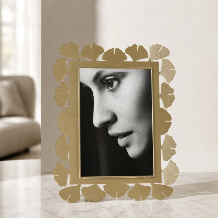 Portafoto grande in metallo di design