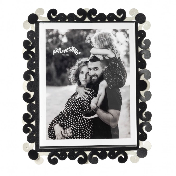 Portafoto maxi in metallo di design