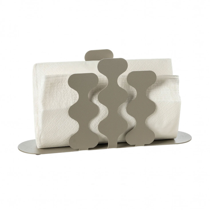 Portatovaglioli verticale in metallo di design