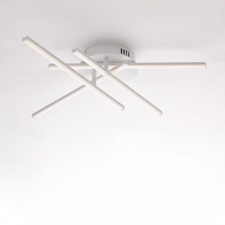 Lampada da soffitto moderna a LED con struttura in alluminio