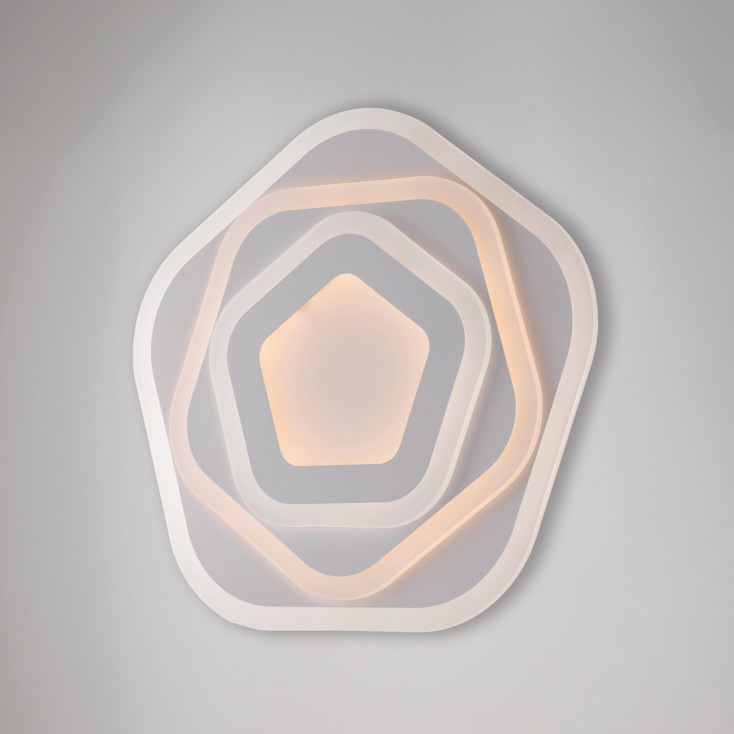 Plafoniera da soffitto a LED struttura in alluminio dal design moderno