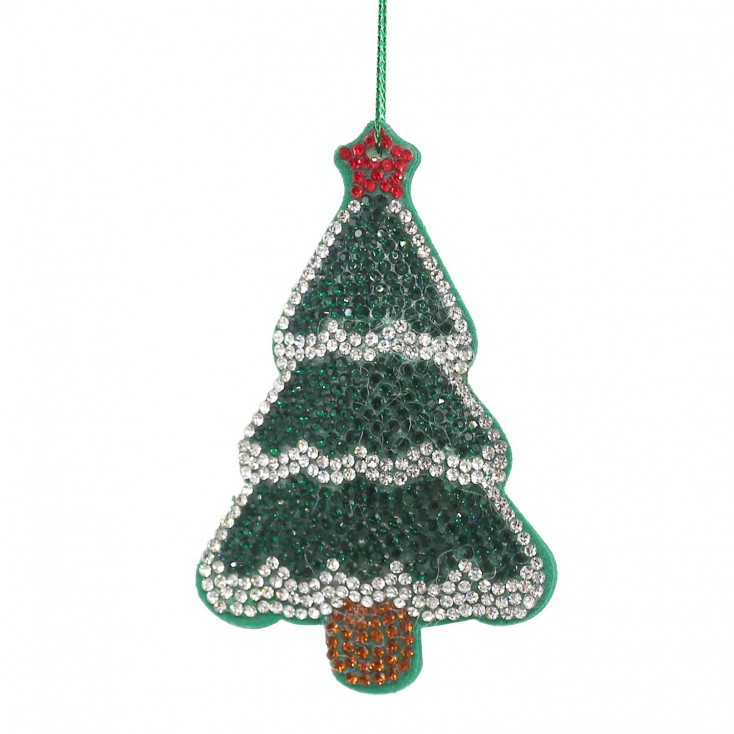 Addobbo per albero di natale con alberello