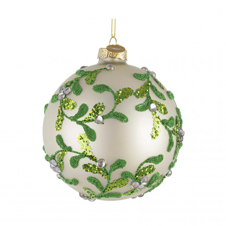Pallina di natale in vetro d.10