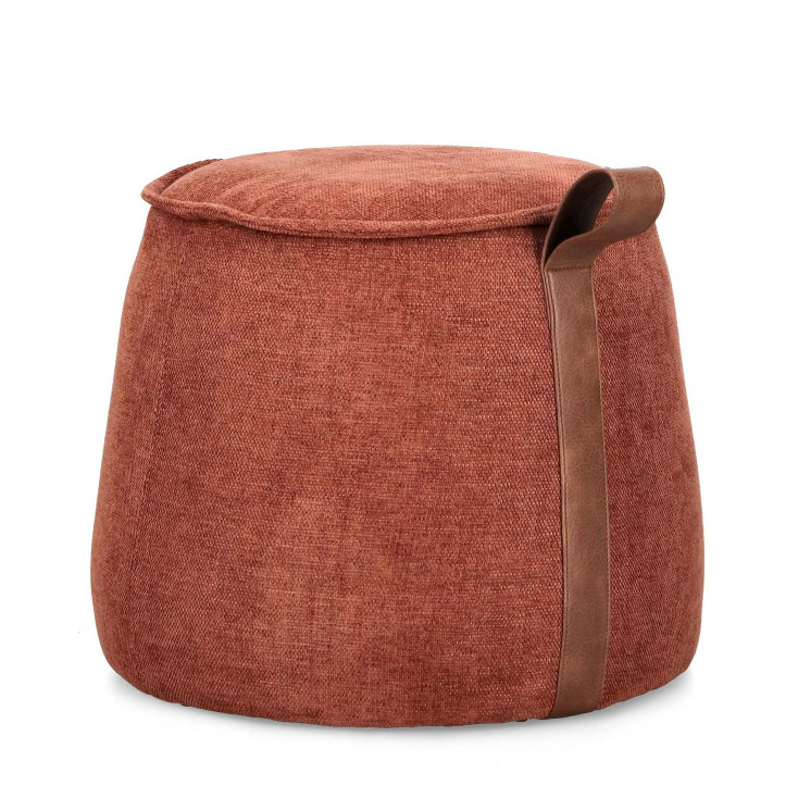 Pouf in tessuto dal design moderno