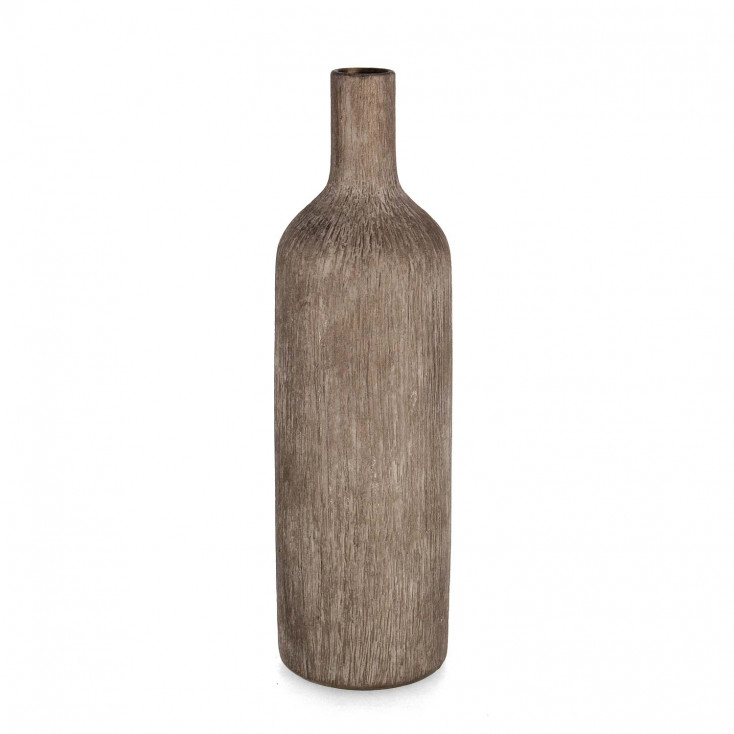 Vaso in ceramica a forma di bottiglia