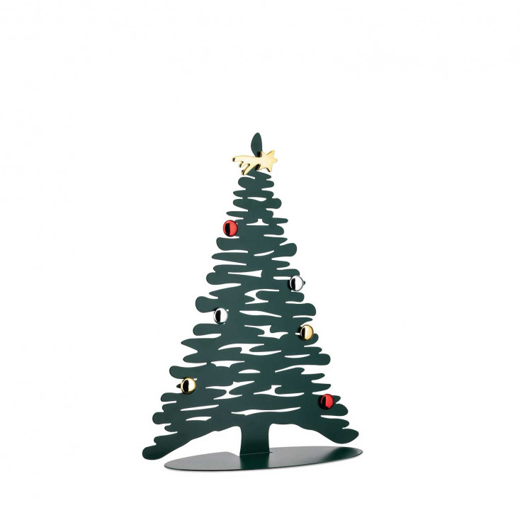Decorazione natalizia in acciaio albero di natale piccolo "Bark for Christmas"