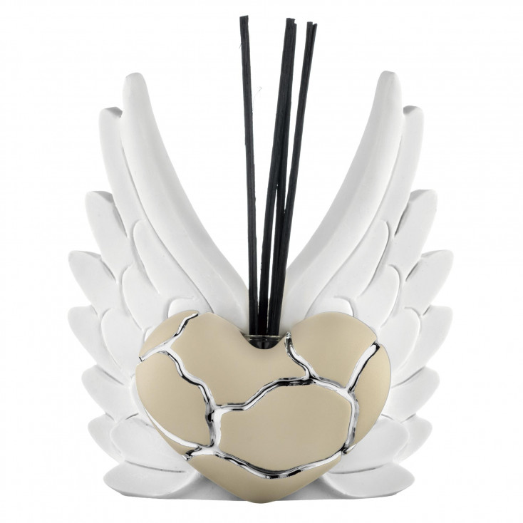 Bottiglia profumatore in marmorino in stile kintsugi