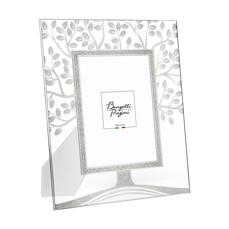 Cornice portafoto grande in vetro dal design moderno ed elegante