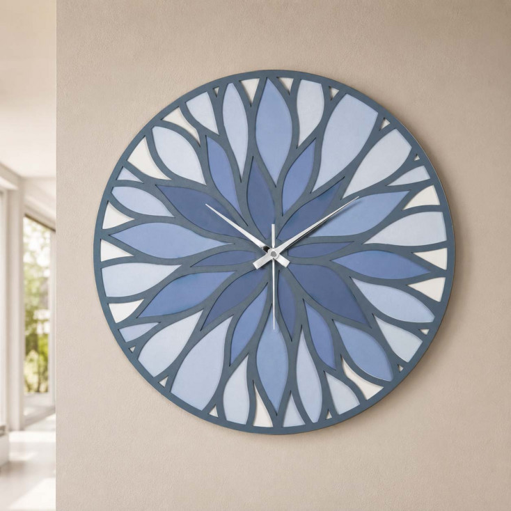 Orologio da parete in stile moderno con raggi di sole