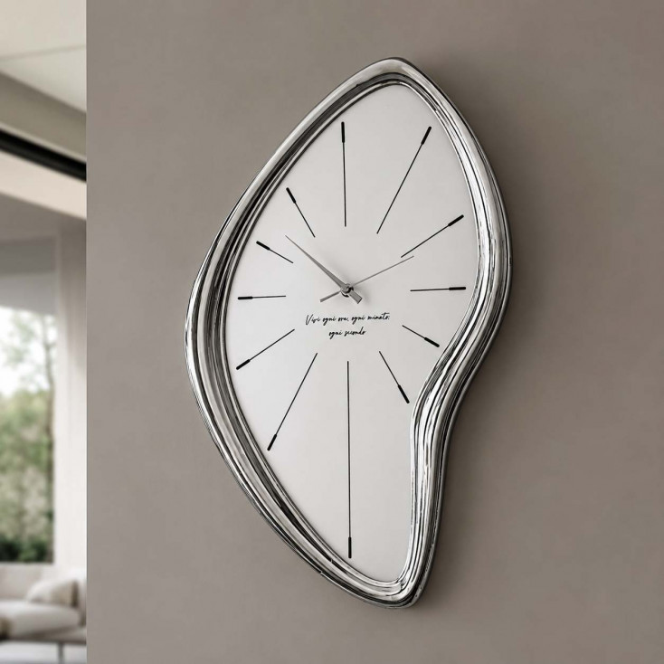 Orologio da parete moderno grande con quadrante senza numeri