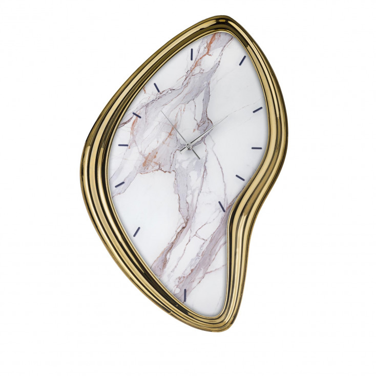 Orologio da tavolo moderno con quadrante in marmo