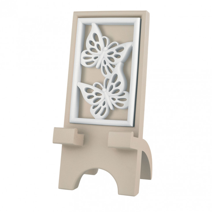 Portacellulare elegante con farfalle in rilievo