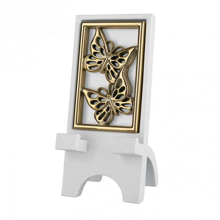 Portacellulare elegante con farfalle in rilievo
