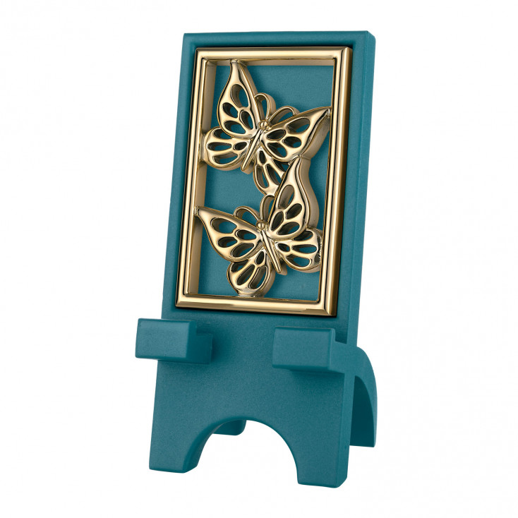 Portacellulare elegante con farfalle in rilievo