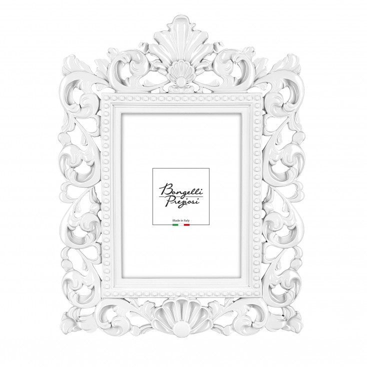 Portafoto da tavolo barocco in marmorino dal design moderno ed elegante