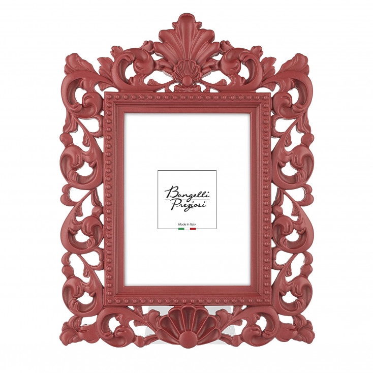 Portafoto da tavolo barocco in marmorino dal design moderno ed elegante