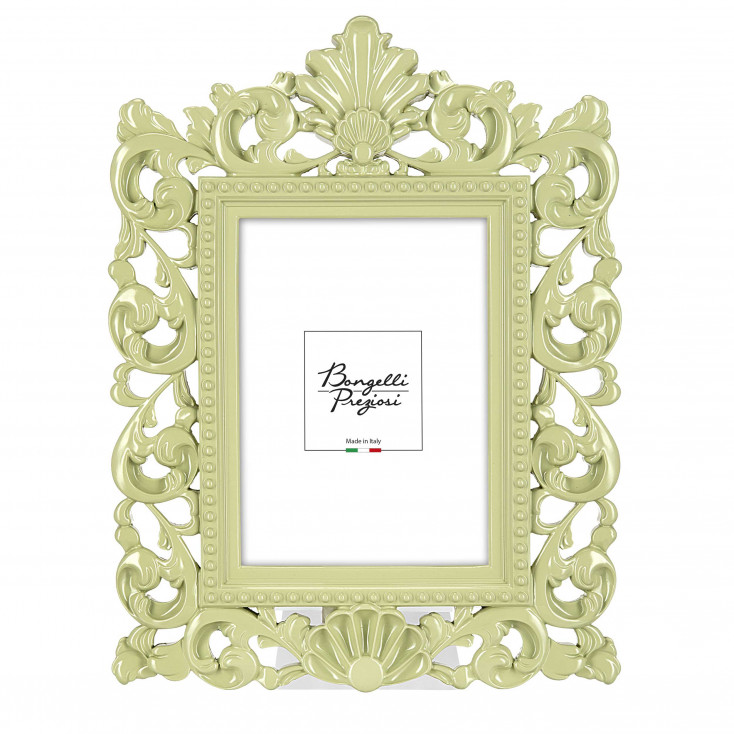 Portafoto da tavolo barocco in marmorino dal design moderno ed elegante