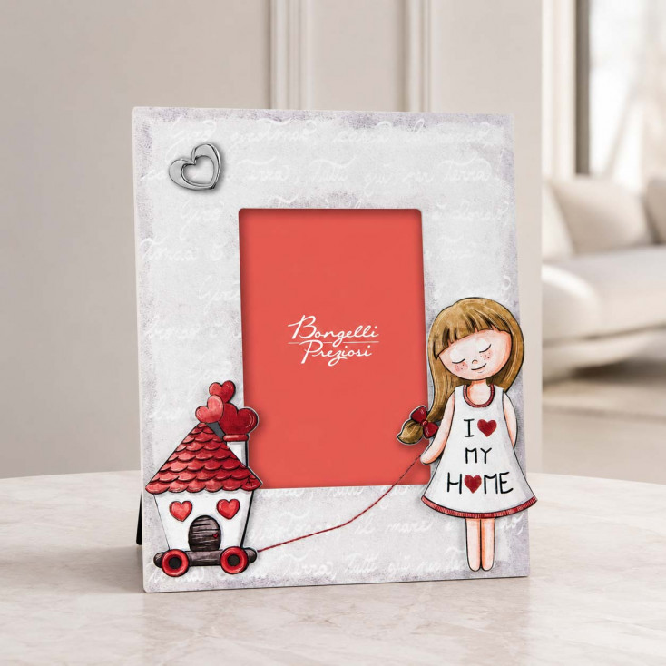 Portafoto da tavolo con cornice moderna per cameretta bambina
