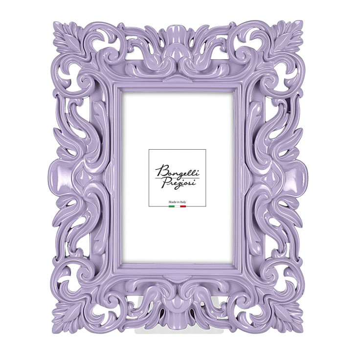Portafoto da tavolo in stile barocco in marmorino dal design moderno ed elegante