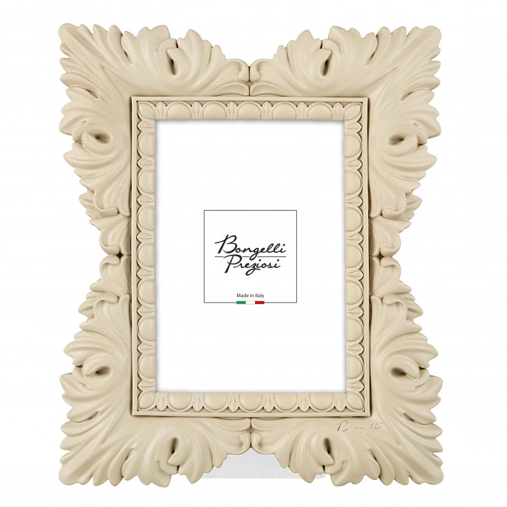 Portafoto da tavolo rettangolare in marmorino dal design moderno ed elegante
