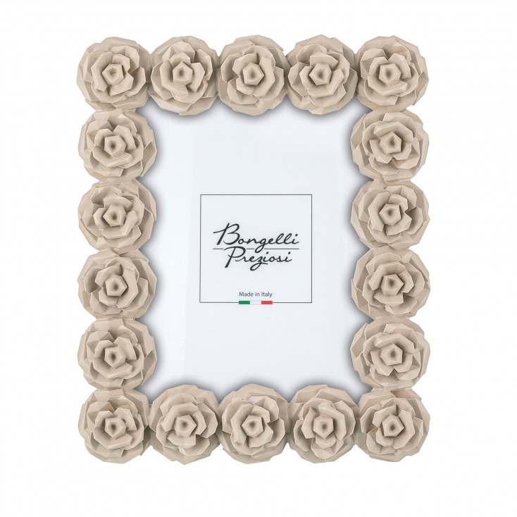Portafoto piccolo con cornice in marmorino dal design moderno