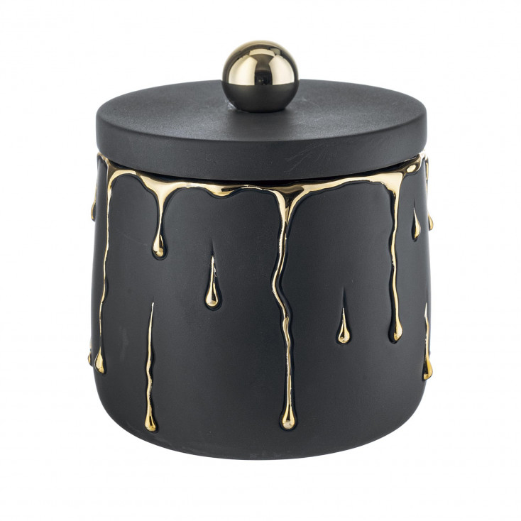 Portagioie in marmorino con decori a goccia design moderno ed elagante