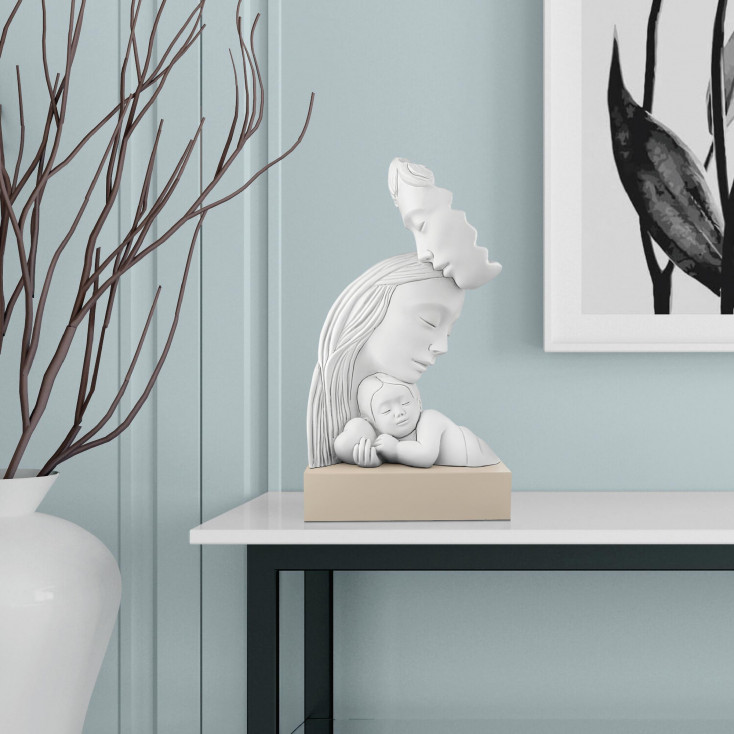 Scultura grande in marmorino dal design moderno