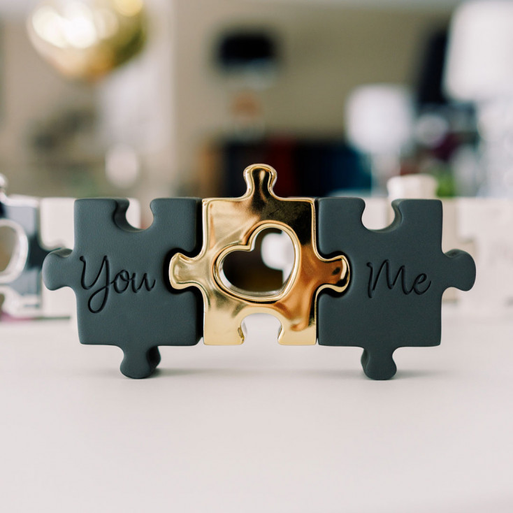 Scultura in marmorino "You Love Me"