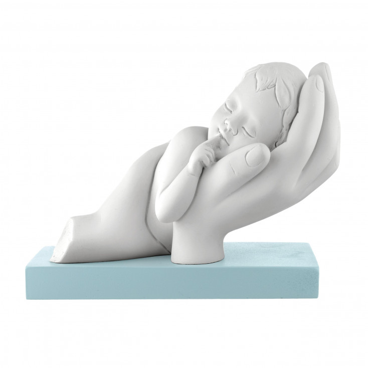 Scultura piccola in marmorino dal design moderno