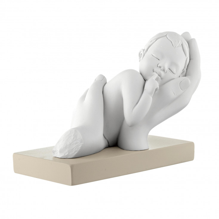 Scultura piccola in marmorino dal design moderno