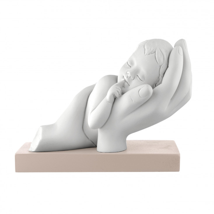 Scultura piccola in marmorino dal design moderno
