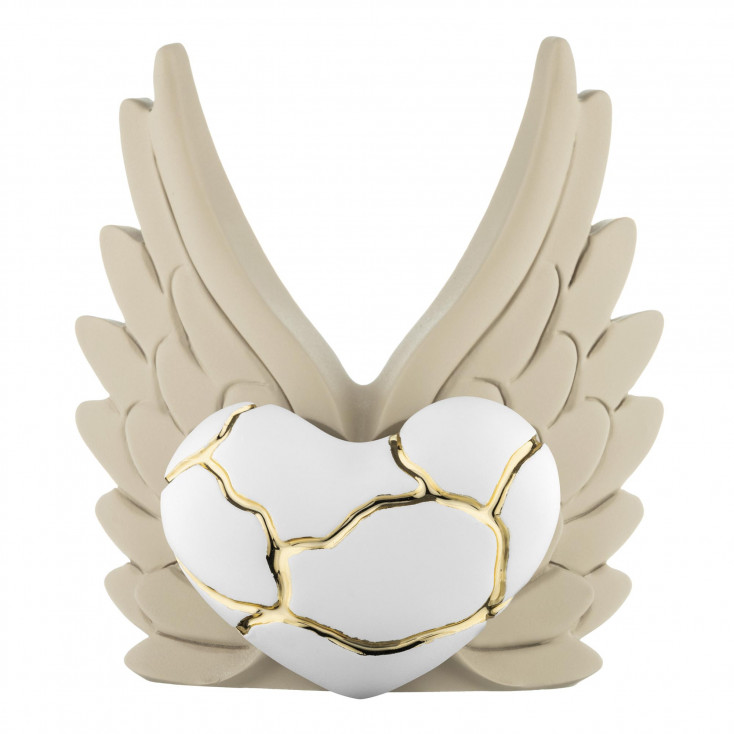 Scultura piccola in stile kintsugi dal design moderno
